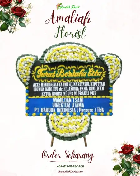 Papan Bunga Duka Menjer